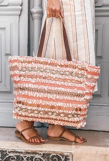 Braided Ethnic Tote Bag