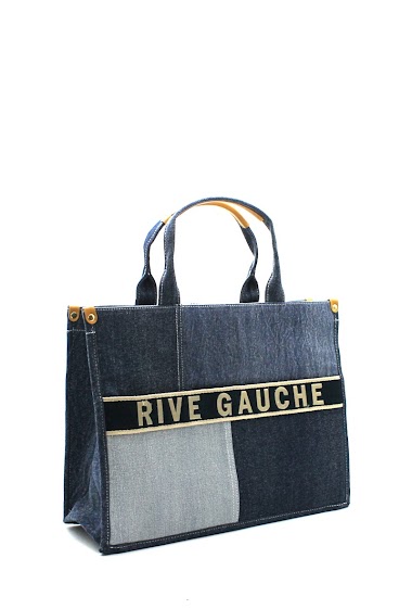 Sac cabas patchwork denim RIVE GAUCHE