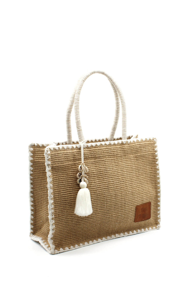 Wholesaler Vimoda - Jute beach tote bag