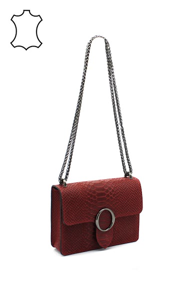 Wholesaler Vimoda - Leather Crocodile Bag with Chain