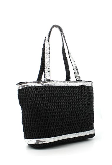 Wholesaler Vimoda - Woven Bag With Shiny Sides