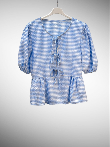 Wholesaler Vintage Dressing - GICHY BLOUSE WITH KNOTS