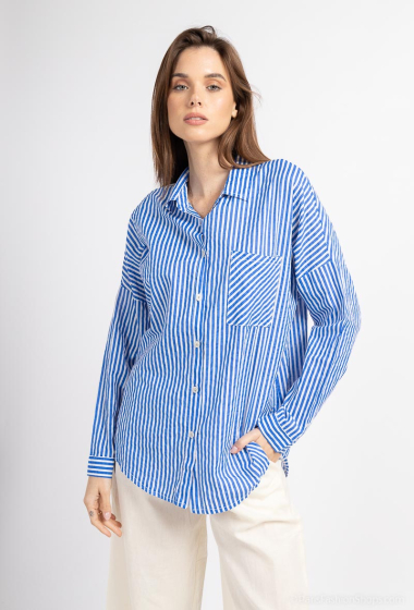 Wholesaler Vintage Dressing - cotton striped shirt
