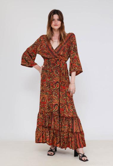 Wholesaler Vintage Dressing - PRINTED DRESS LD2398