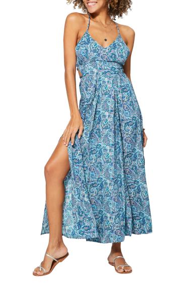 Wholesaler Vintage Dressing - strap print dress