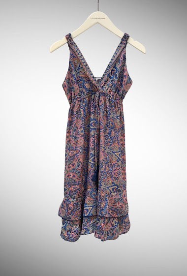 Großhändler Vintage Dressing - Robe sans manche courte