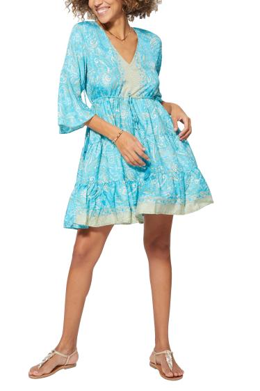 Wholesaler Vintage Dressing - SHORT DRESSES long sleeves