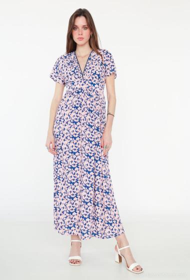 Wholesaler Vintage Dressing - LONG PRINTED DRESSES