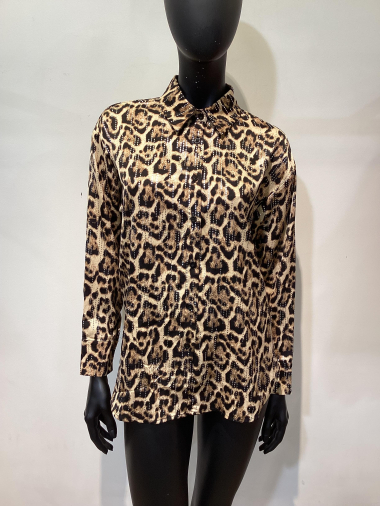 Grossiste Voyelles - chemise léopard