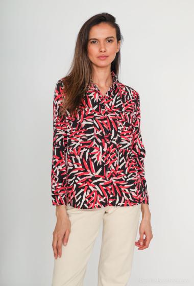 Wholesaler Voyelles - Double pocket blouse