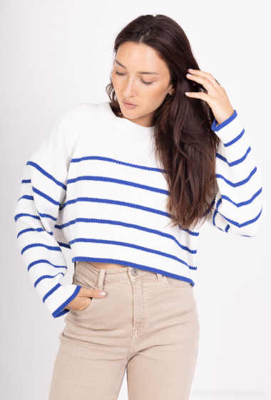 Wholesaler Voyelles - short sweater