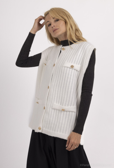 Wholesaler Voyelles - sleeveless sweater vest