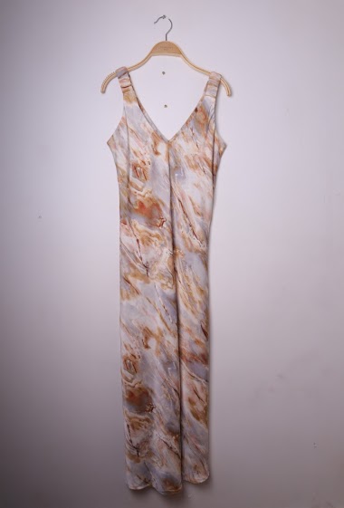 Wholesaler Voyelles - Dress with thin straps print