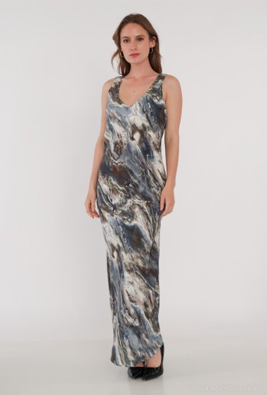 Wholesalers Voyelles - Dress with thin straps print