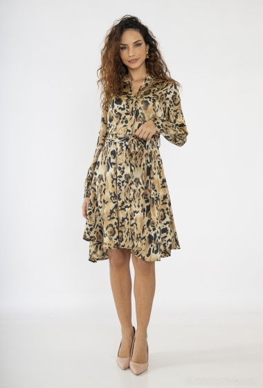 Grossiste Voyelles - Robe à motif jaguar