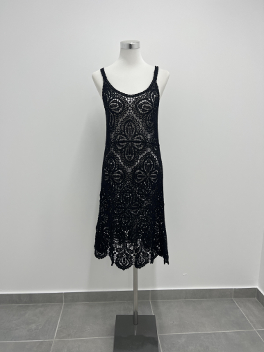 Wholesaler Voyelles - Crochet dress with thin straps