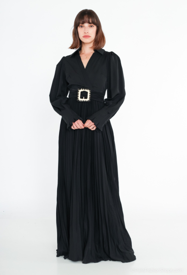 Wholesaler Voyelles - Long belted dress