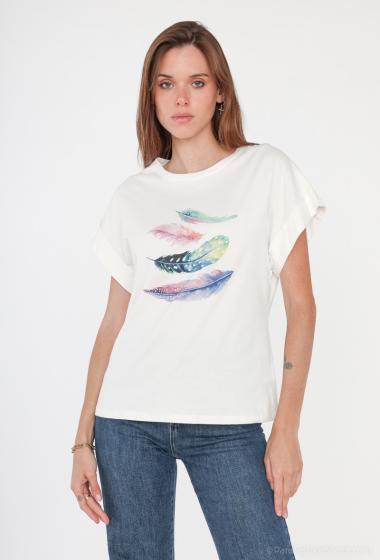 Wholesaler Voyelles - T-shirt with pattern