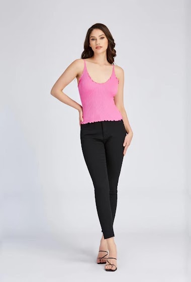 Wholesalers Voyelles - Tank top with thin straps