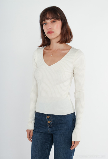 Wholesaler Voyelles - Long-sleeved knit top
