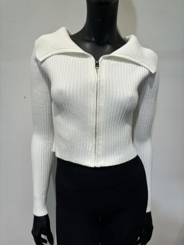 Wholesaler Voyelles - knitted jacket