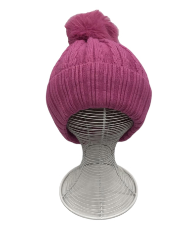Wholesaler VS PLUS - Cable knit pom pom hat