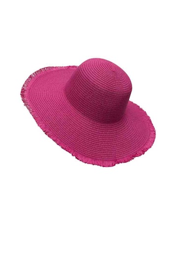 Wholesaler VS PLUS - Floppy hat with straw-effect fringe