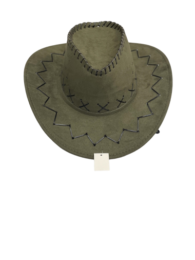 Mayorista VS PLUS - Sombrero de vaquero occidental unisex con cordones decorativos