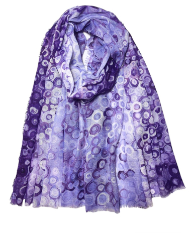 Großhändler VS PLUS - Schal mit Farbverlauf und rundem Muster