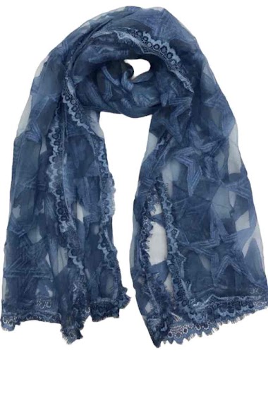 Wholesaler VS PLUS - Star-shaped lace scarf