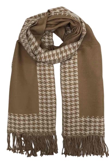 Wholesaler VS PLUS - Houndstooth pattern scarf