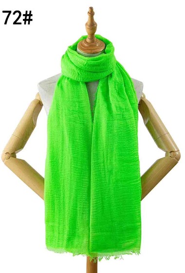 Plain unisex scarf