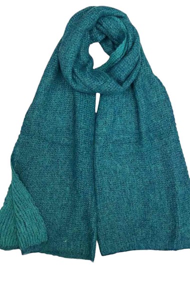 Wholesaler VS PLUS - Plain two-tone knit scarf