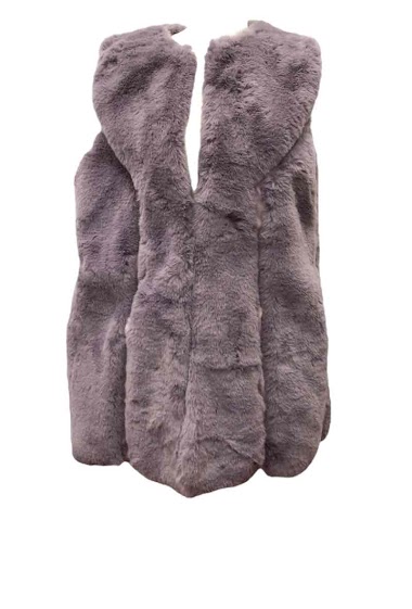 Wholesaler VS PLUS - Sleeveless faux fur vest