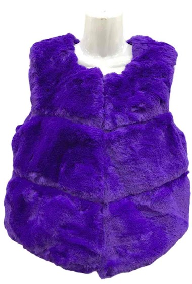 Wholesaler VS PLUS - Short fake fur vest