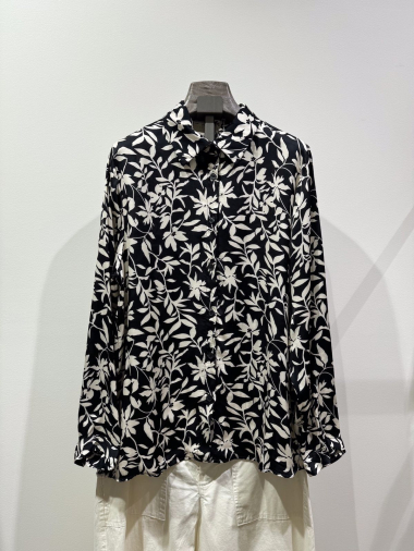 Wholesaler W Studio - Silk shirt with floral print