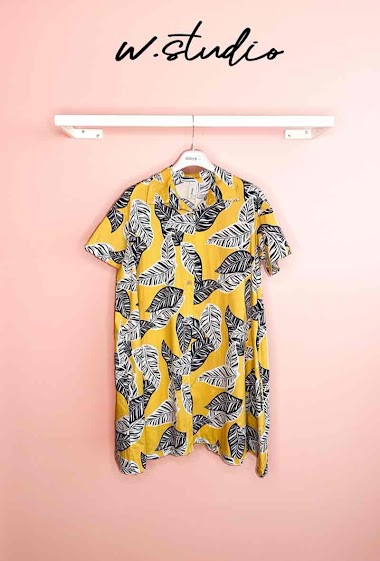 Wholesaler W Studio - Loose shirt with floral Print