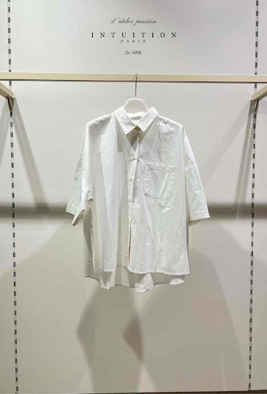 Wholesaler W Studio - Plain Short Sleeve Shirt