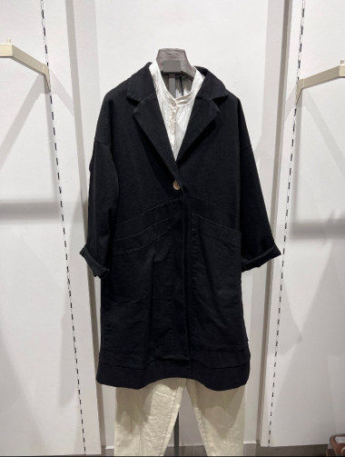 Wholesaler W Studio - Long Jacket in Cotton