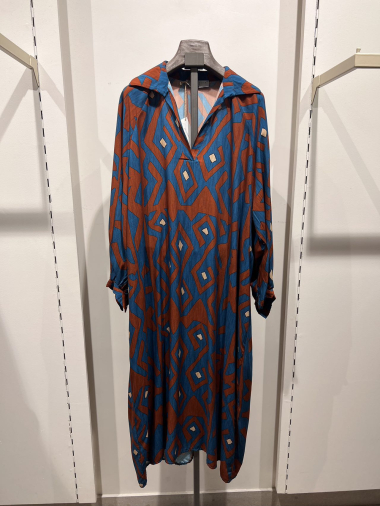 Großhändler W Studio - Kleid aus bedruckter Viskose