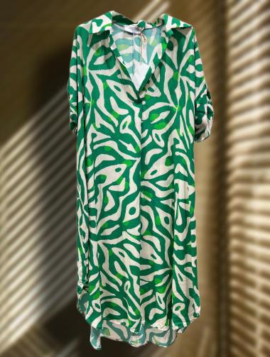 Wholesaler W Studio - Foliage dress with long point