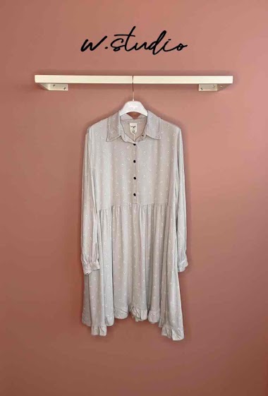 Wholesaler W Studio - Viscose Dress - Bandana Inconspicuous Pattern