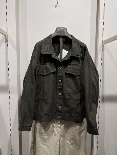 Wholesaler W Studio - Loose Fit Denim Jacket