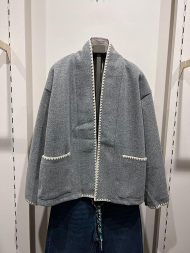 Wholesaler W Studio - Festoon stitch wool jacket