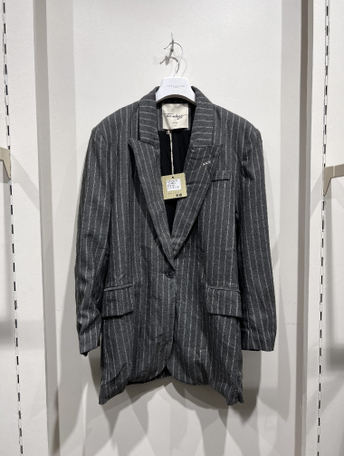 Wholesaler W Studio - Stripe Suit Jacket