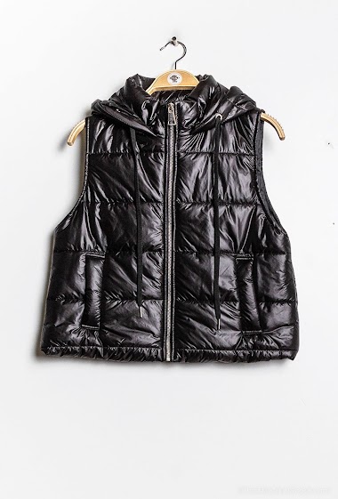 Wholesaler Wawa Design - Sleeveless hooded down jacket