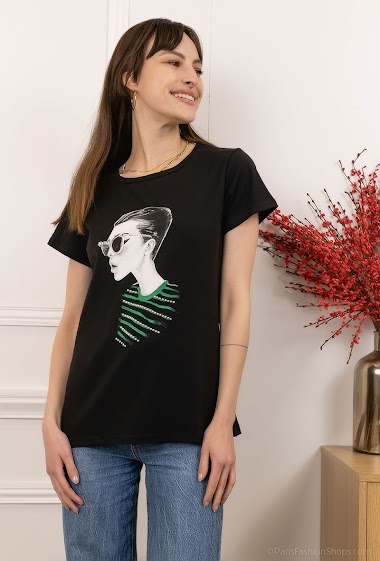 Grossiste Wawa Design - T-shirt GIRLS