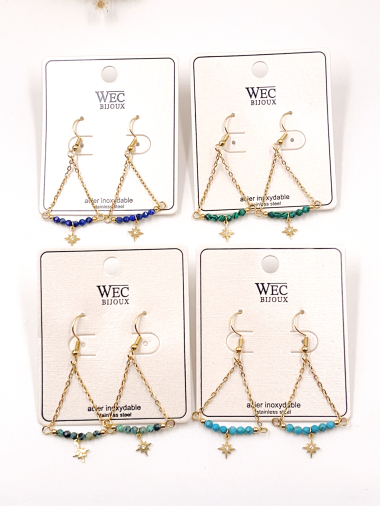 Wholesaler WEC Bijoux - earring in  Stainless steel