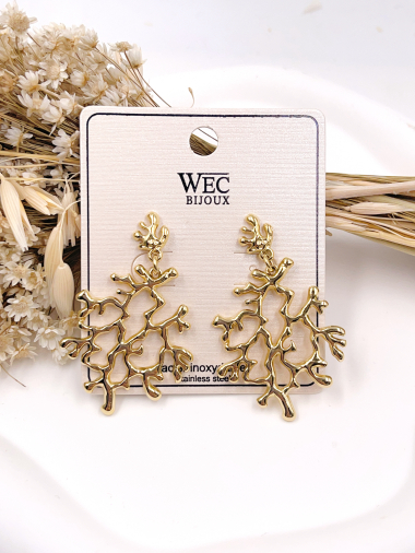 Wholesaler WEC Bijoux - EARRING in Stainless stee