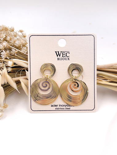 Wholesaler WEC Bijoux - EARRING in Stainless steel